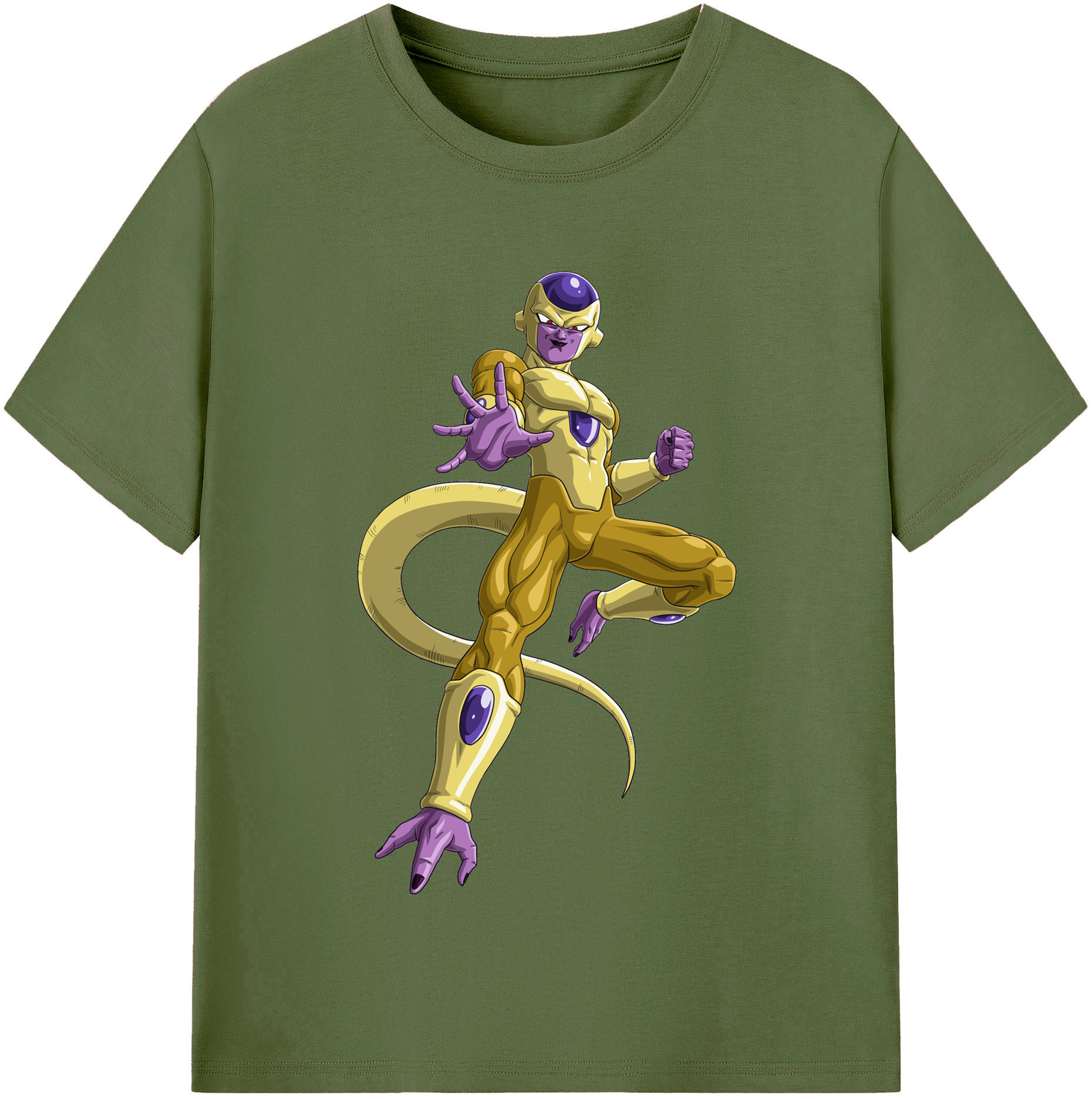 （画像用） ドラゴンボール フリーザ DRAGON BALL Frieza 綿100％半袖Tシャツ（フロントプリント）